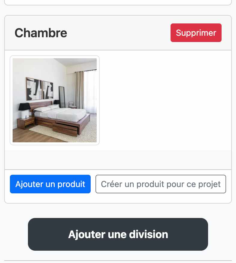Capture mobile étape 1 ajout de zones et photos