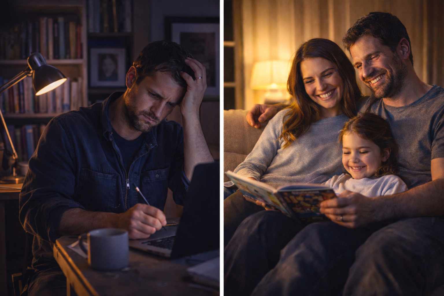 Soumissions le soir vs temps en famille